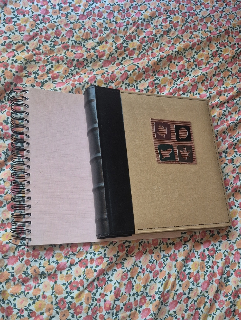 Brown & Black Hardcover Photo Album PinkSpiral Sketchbook